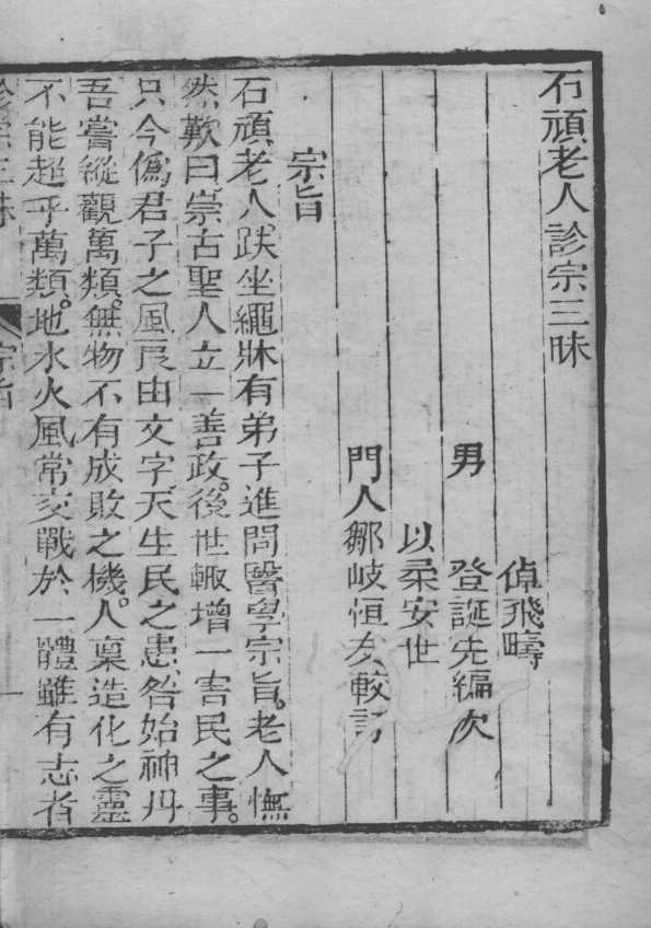张氏医通  诊宗三昧